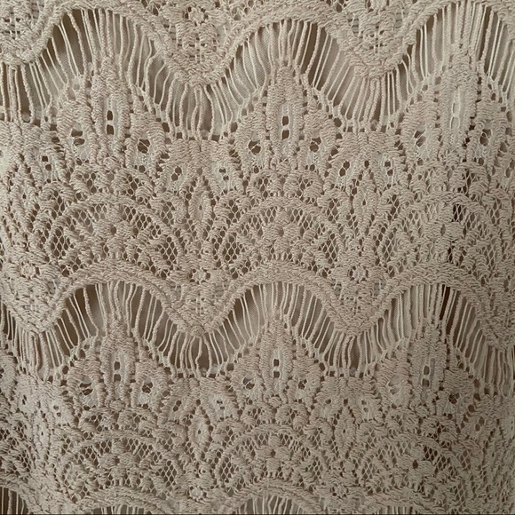 Cream Bohemian Lace Dress - Picture 4 of 6